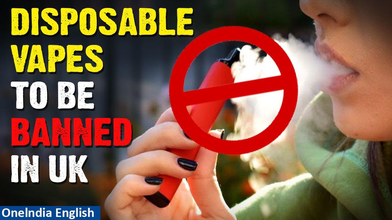 UK government to ban disposable vapes amid concerns over children’s health | Oneindia News