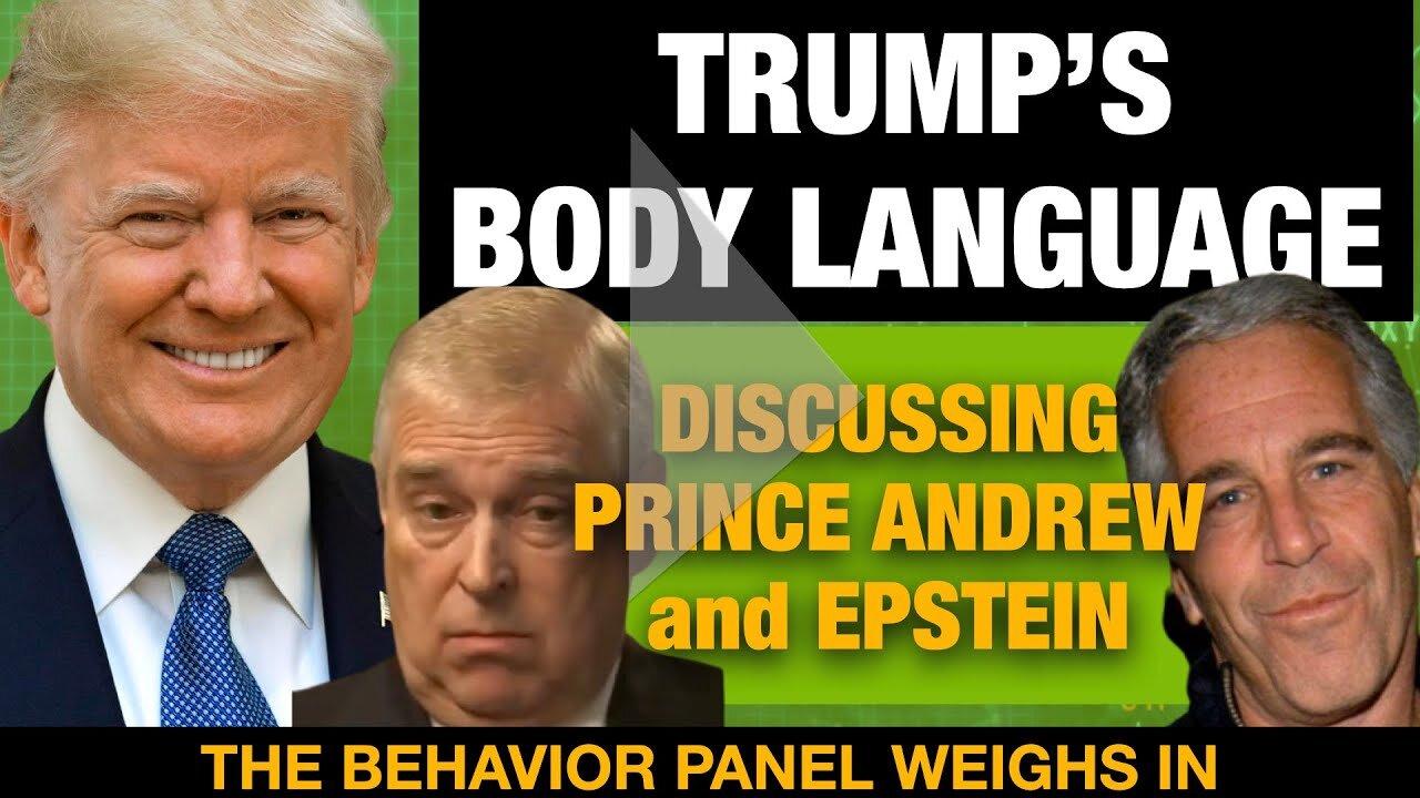 💥 Trump Discussing Prince Andrew and Jeffrey Epstein- Body Language Baseline