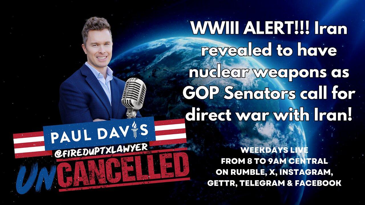 WWIII ALERT!!! Iran revealed to have nuclear weapons as GOP Senators call for direct war with Iran!