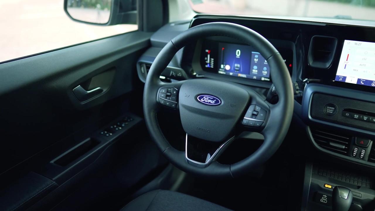 The new Ford Tourneo Courier Interior Design in Bursting Green