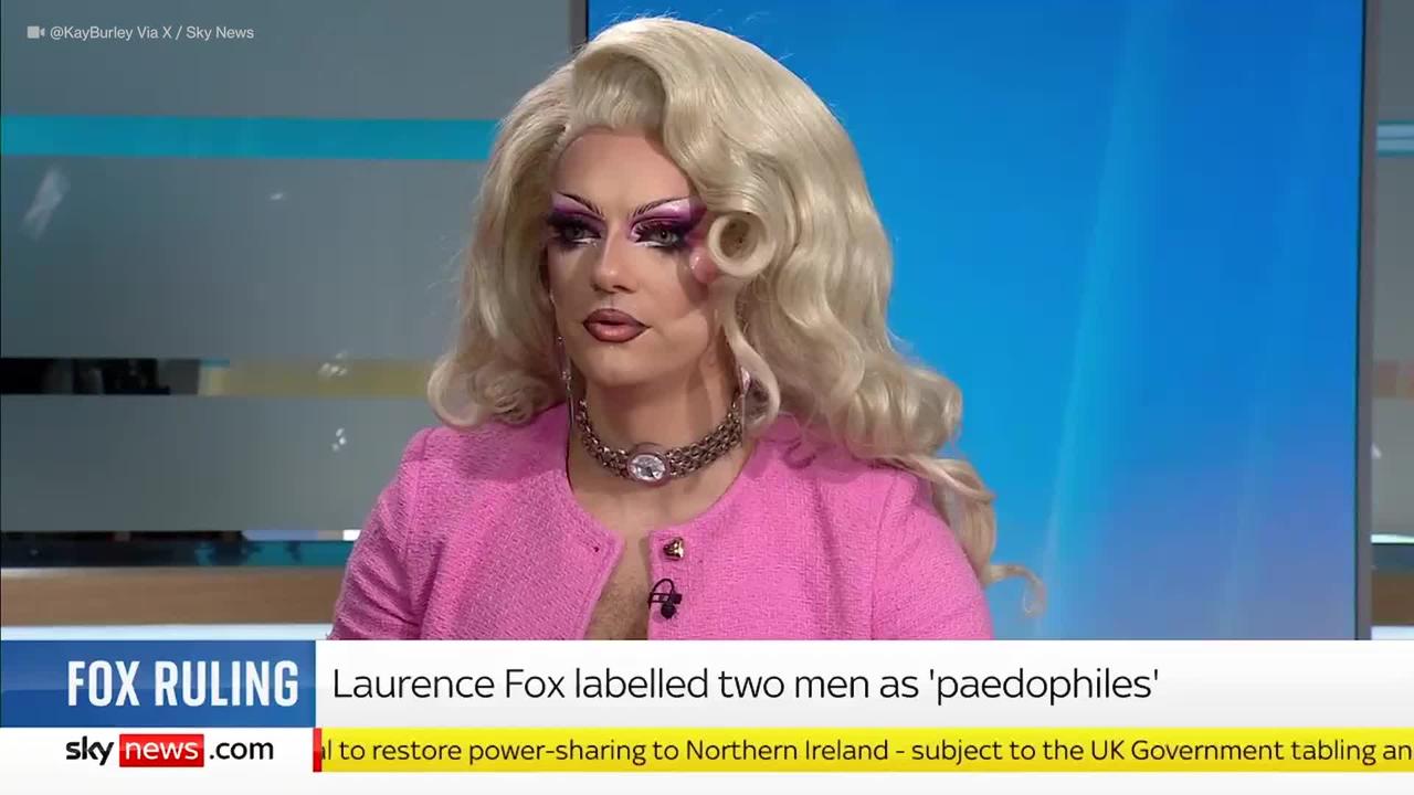 Laurence Fox's downfall 'his own doing' says drag artist he called a paedophile