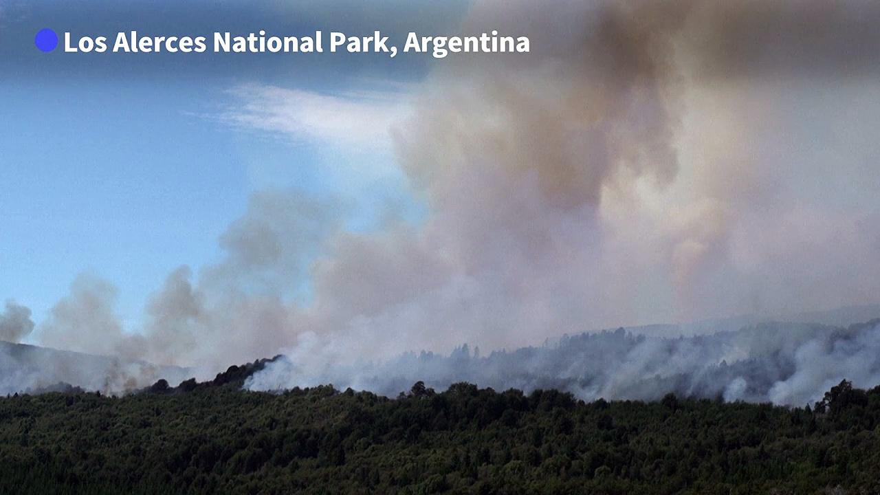 Fire rips through Argentina UNESCO park