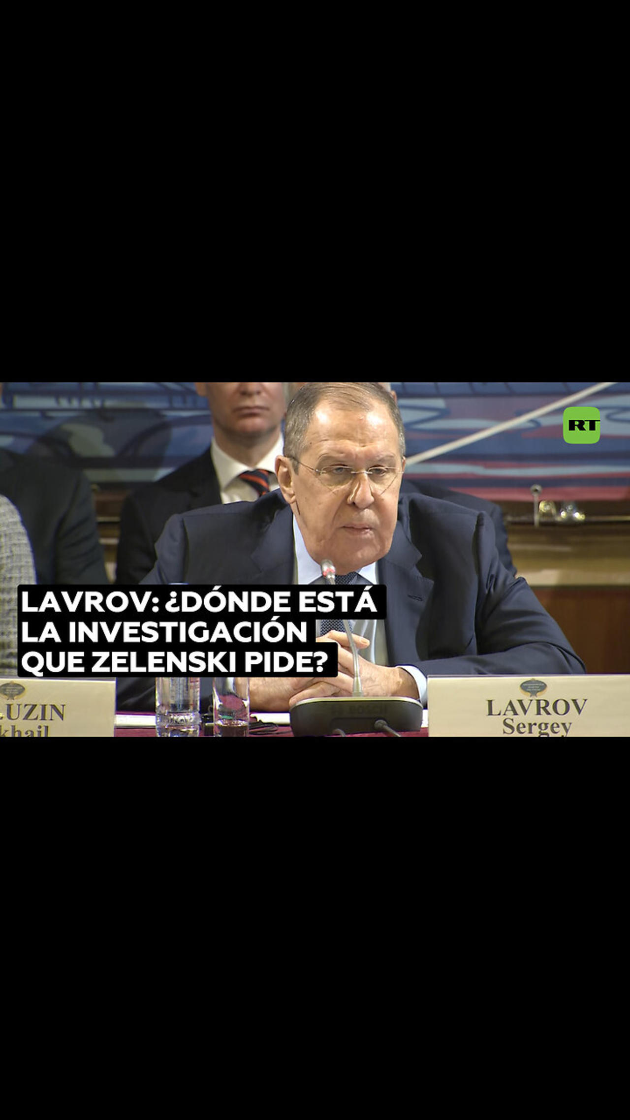 Lavrov cuestiona la falta de investigación internacional que pide Ucrania
