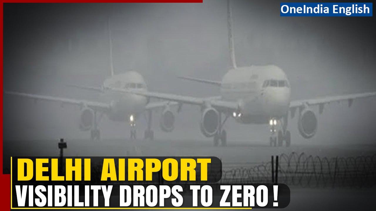 Delhi fog impacts rail & air travel; Delhi Airport issues advisory; fog over North India | Oneindia