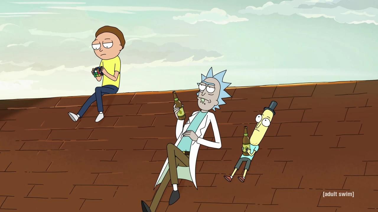 ♫ RAIN SOUNDS ♫ RICK AND MORTY ♫ SUNSET BEER TIME ♫ 1 HOUR ♫
