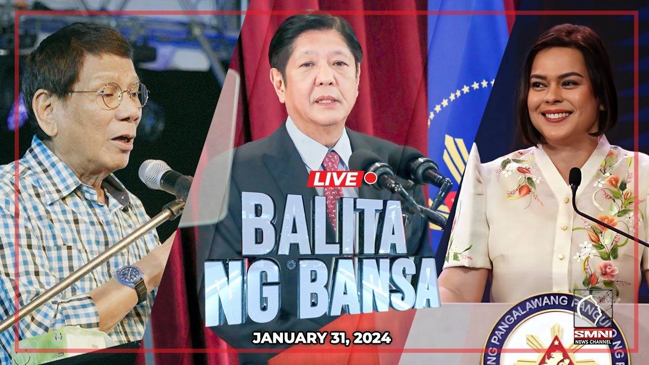 LIVE: Balita ng Bansa | January 31, 2024