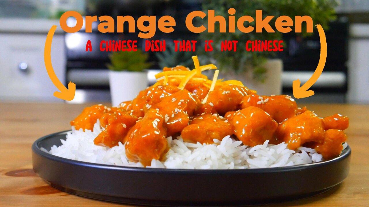 Making Orange chicken | A Chinese dish that is not Chinese | better than takeout