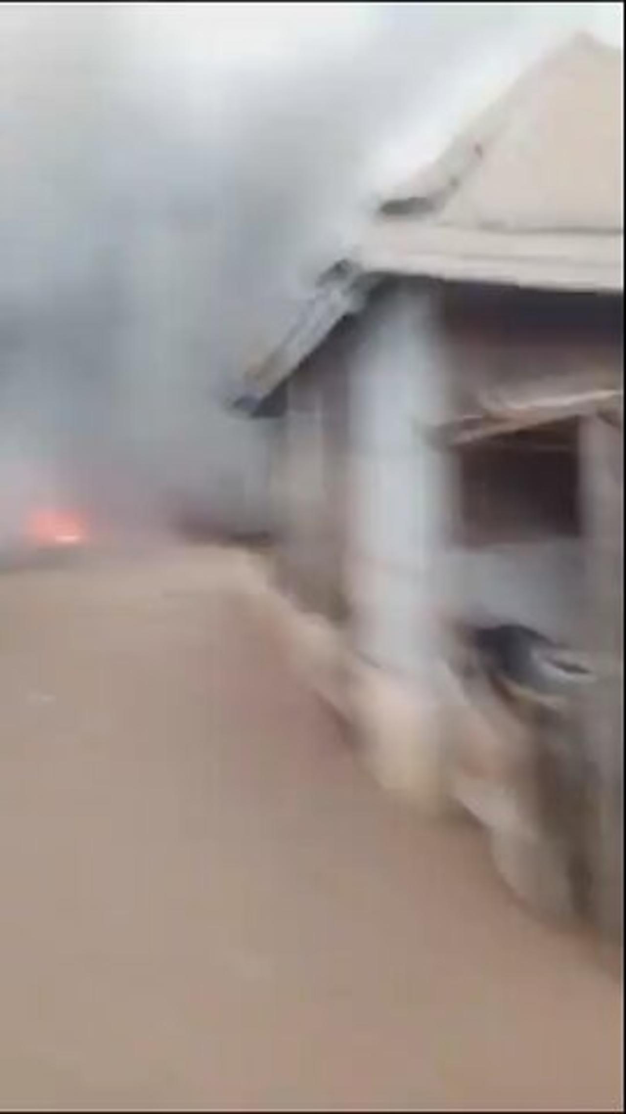 #BREAKING_NEWS    #Happening Now: Total Destruction as The Nigerian Army In Imo State,