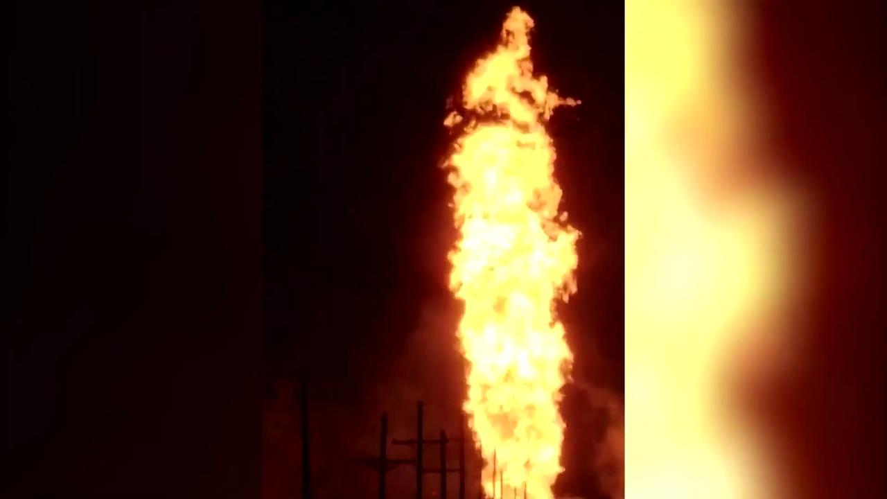Gas pipeline explosion rocks western Oklahoma