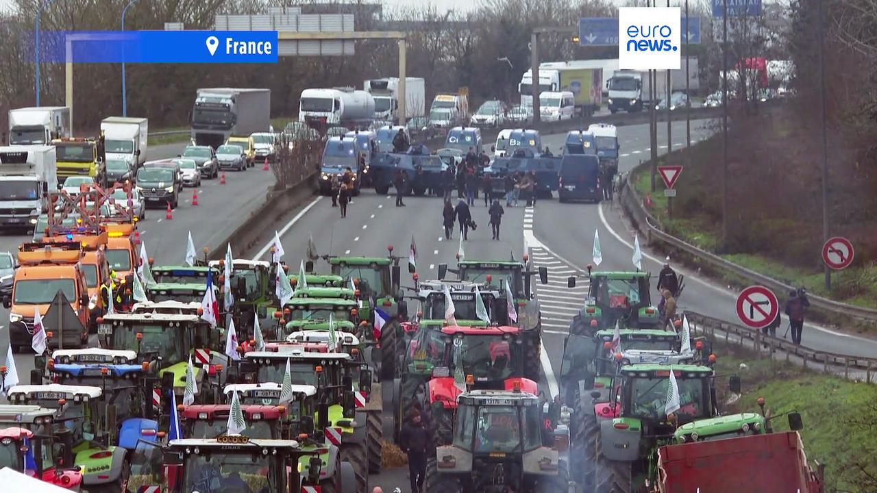 'Ursula, we are here!': European farmers' anger reaches Brussels to protest at EU summit