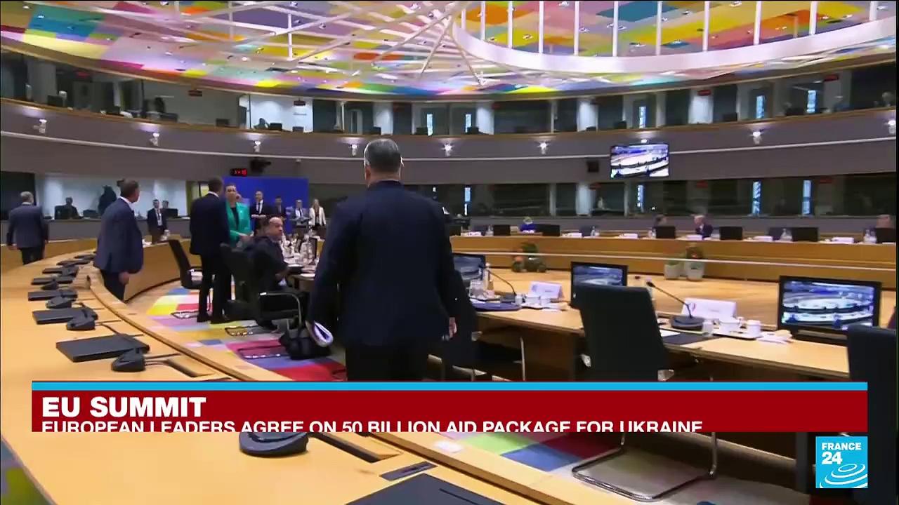EU summit agrees on Ukraine aid, overcoming Hungary's objections