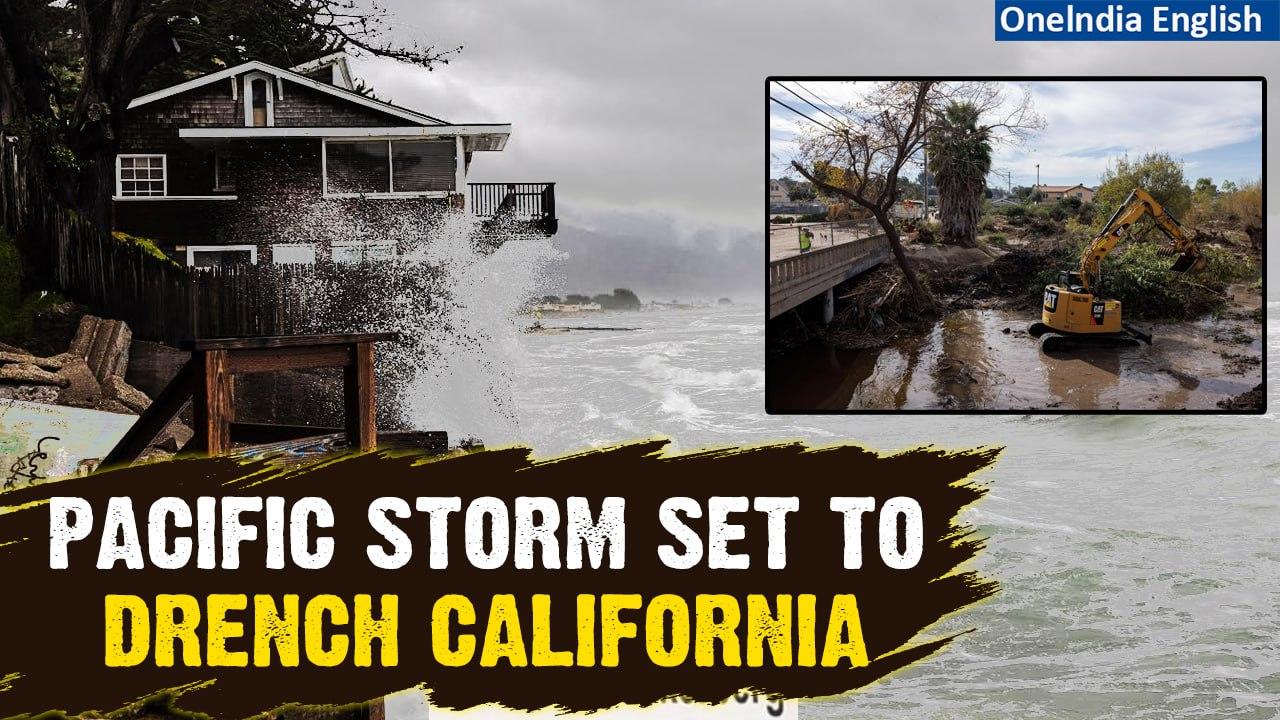 Pacific Storm: California faces drenching rains from back-to-back atmospheric rivers | Oneindia News