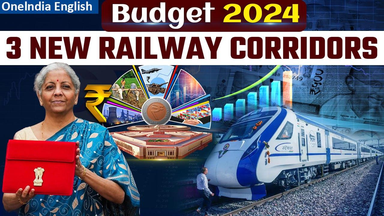Sitharaman's Vision: 3 Economic Railway Corridors for Logistics Revolution! | Oneindia News