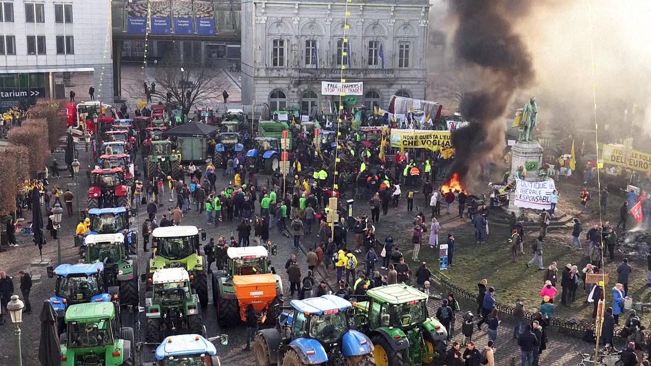 Wave of farmer protests spread across Europe