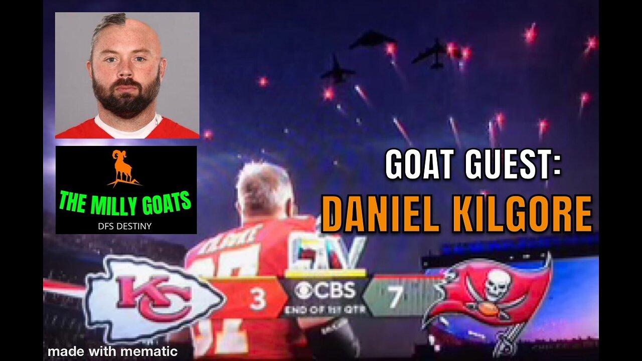 10 Year NFL Stud Daniel Kilgore (SF, MIA, KC) Joins the Show - GOAT Guests
