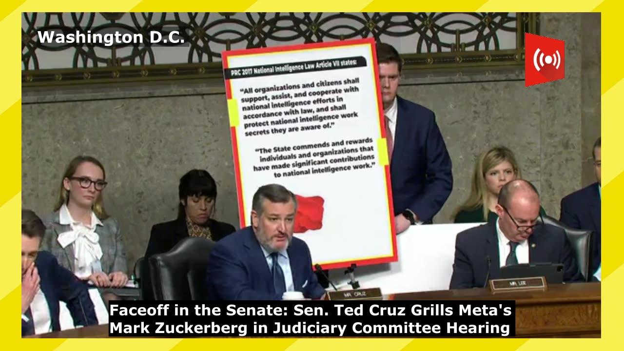 Sen. Ted Cruz Grills Meta CEO Mark Zuckerberg in Senate Judiciary Hearing