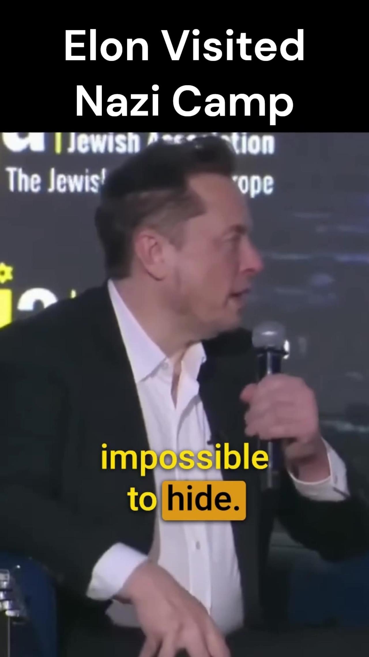 Elon Visits Nazi Camp and Shares this!