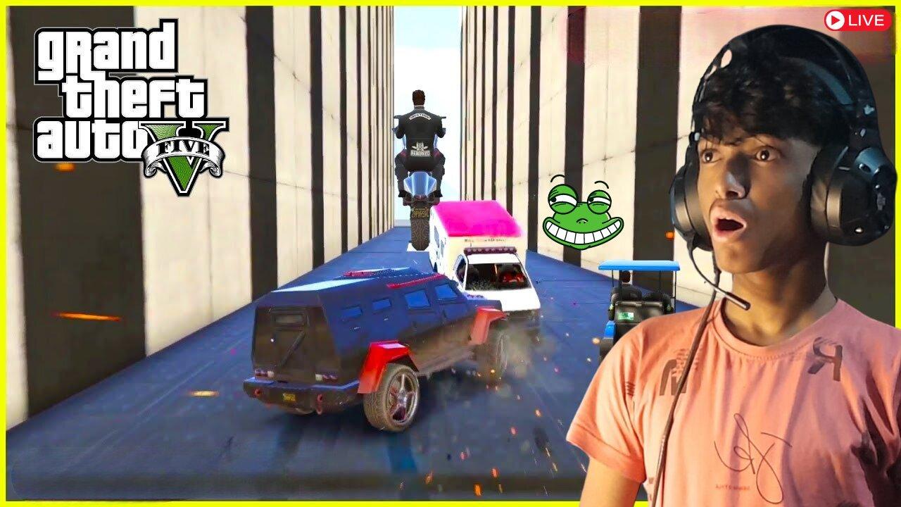 Extreme GTA 5 Parkour Livewith the Gang 🔴!!