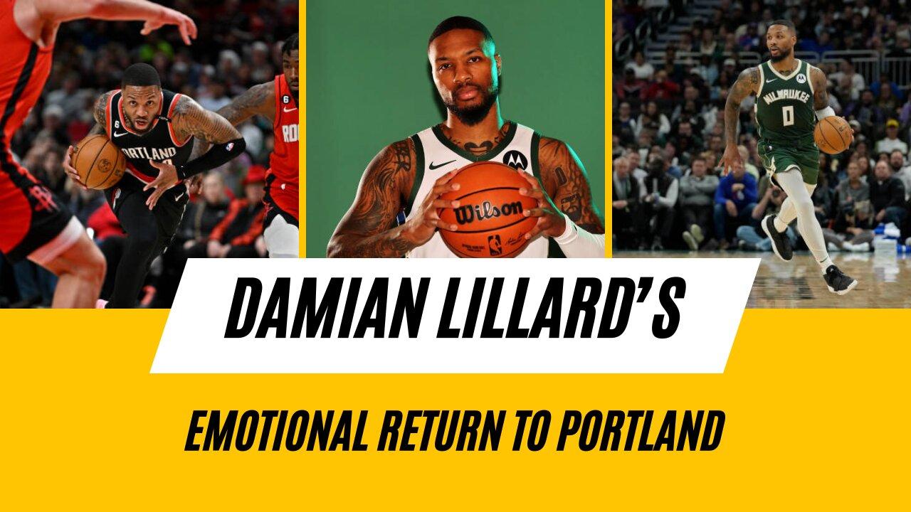 Damian Lillard gets video tribute followed by standing ovation in his Portland return