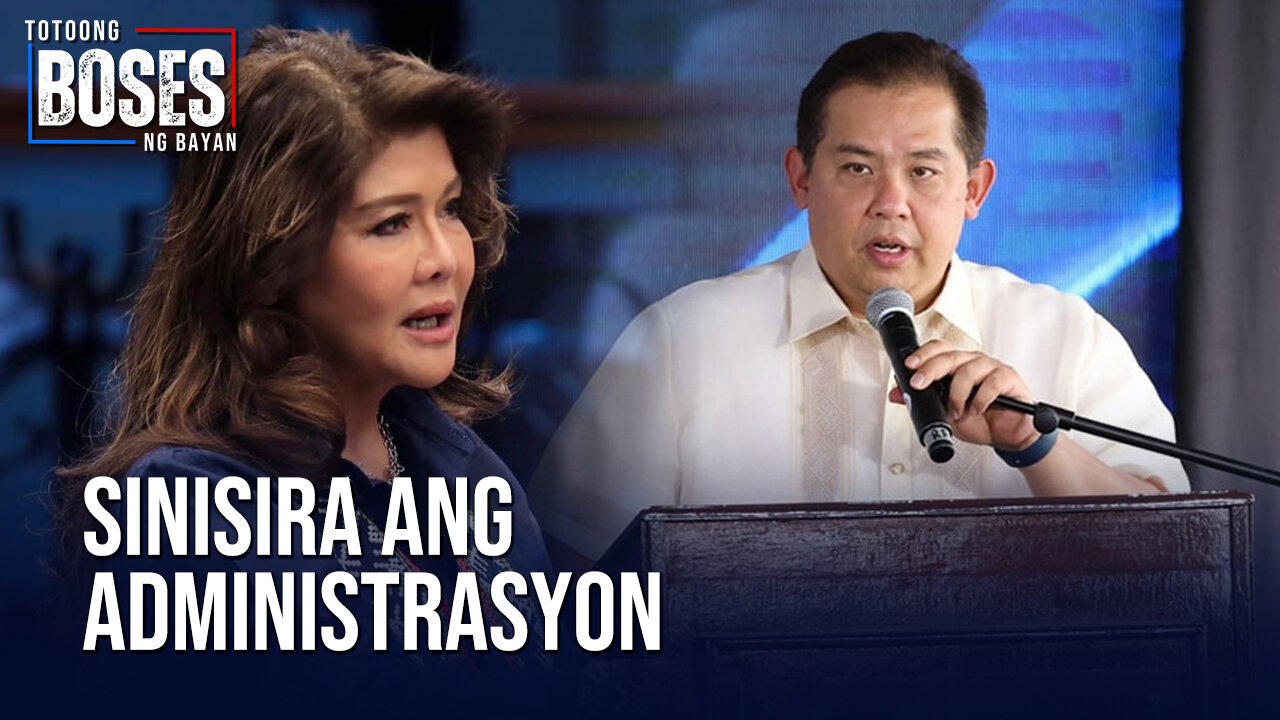 House Speaker Martin Romualdez, sinisira ang administrasyong Marcos −Sen. Imee Marcos