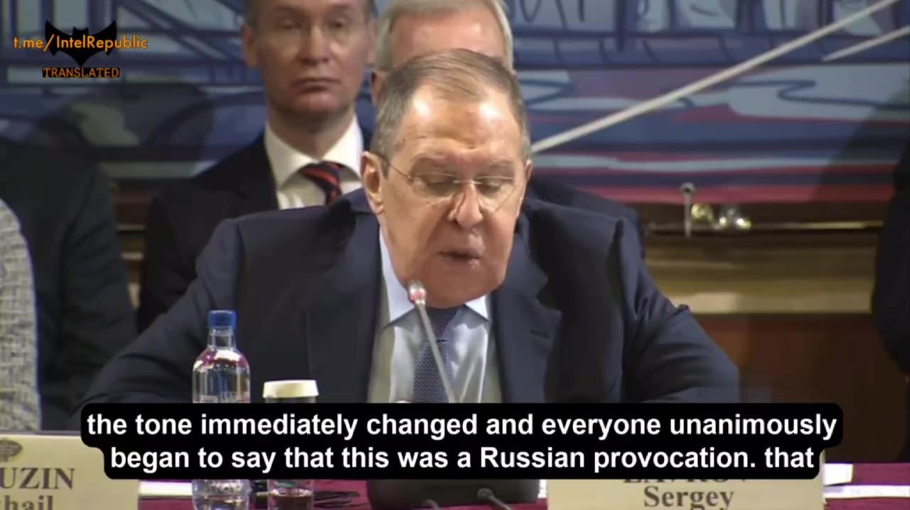 Russian FM Lavrov on the downing of the Il-76 aircraft