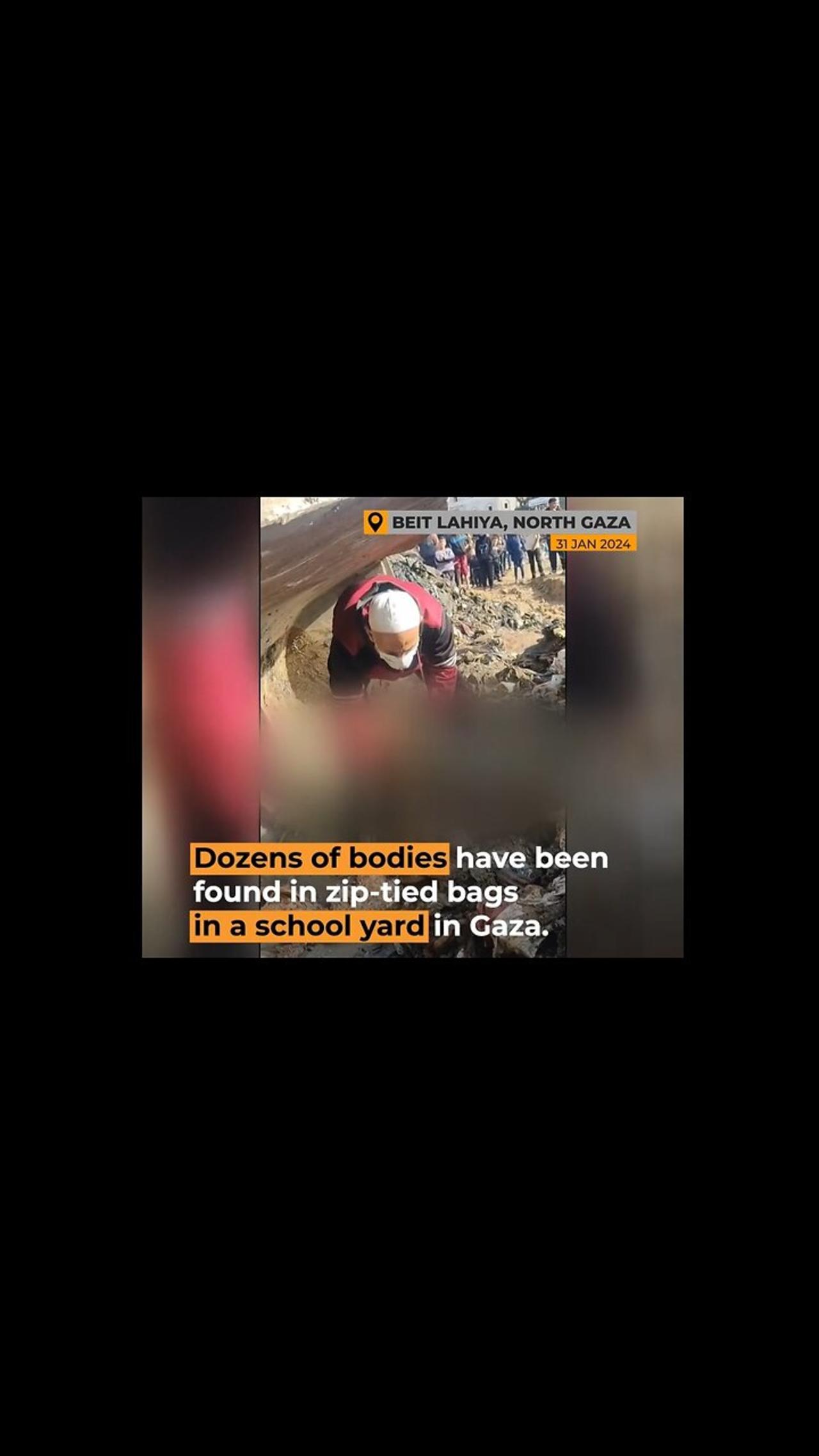 Bodies of ‘Torture Victims’ Found at Gaza School