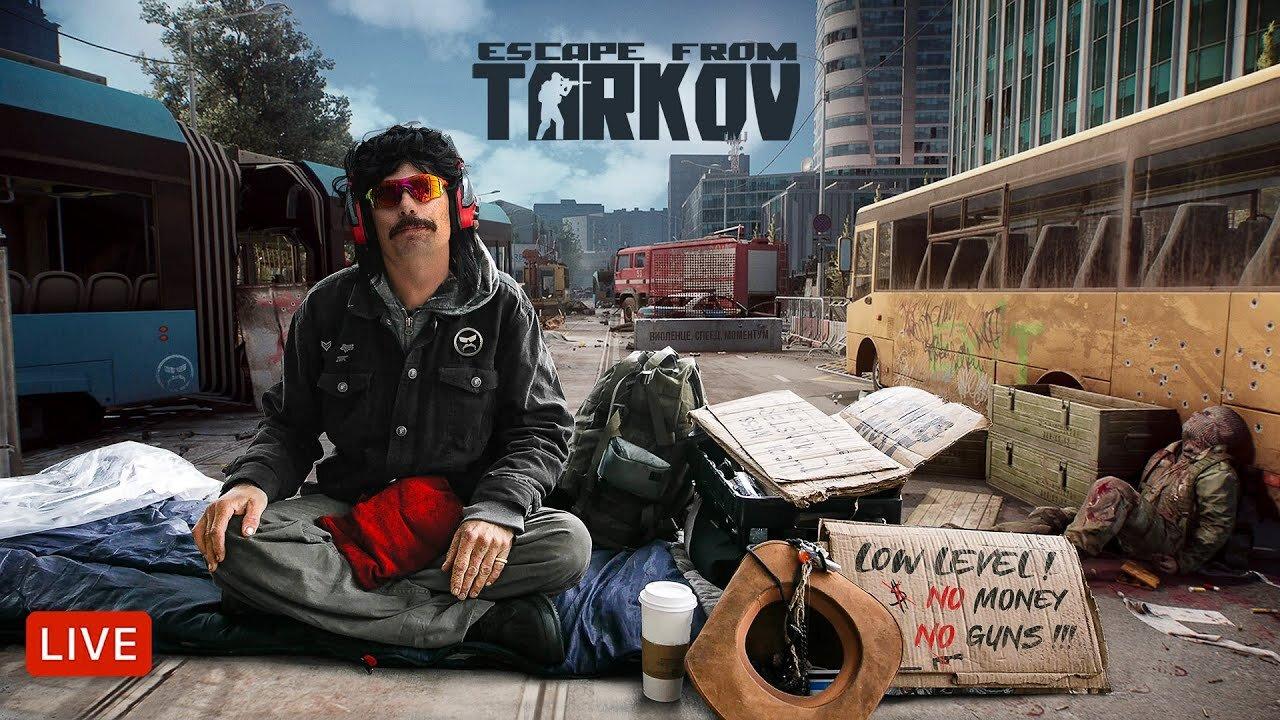 🔴LIVE - DR DISRESPECT - TARKOV - LEVEL 9 IN THE GUTTER