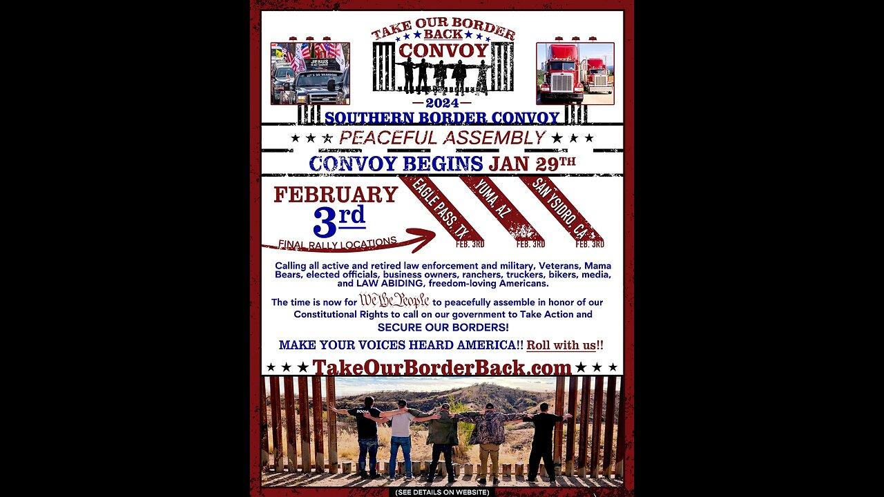 Take Our Border Back Convoy | Pep Rally at One Shot | Dripping Springs, TX |