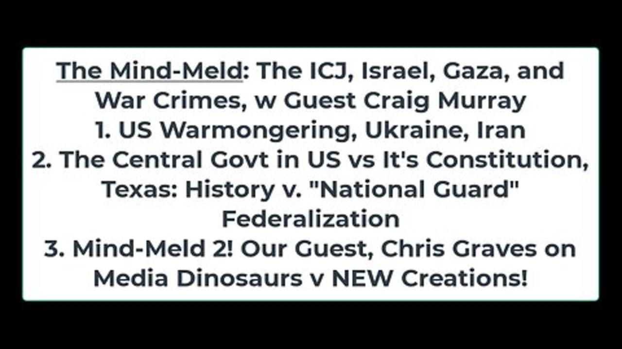 Liberty Conspiracy LIVE 2-1-24! Guest Craig Murray on Hague, Israel, US Border Battle, Chris Graves!