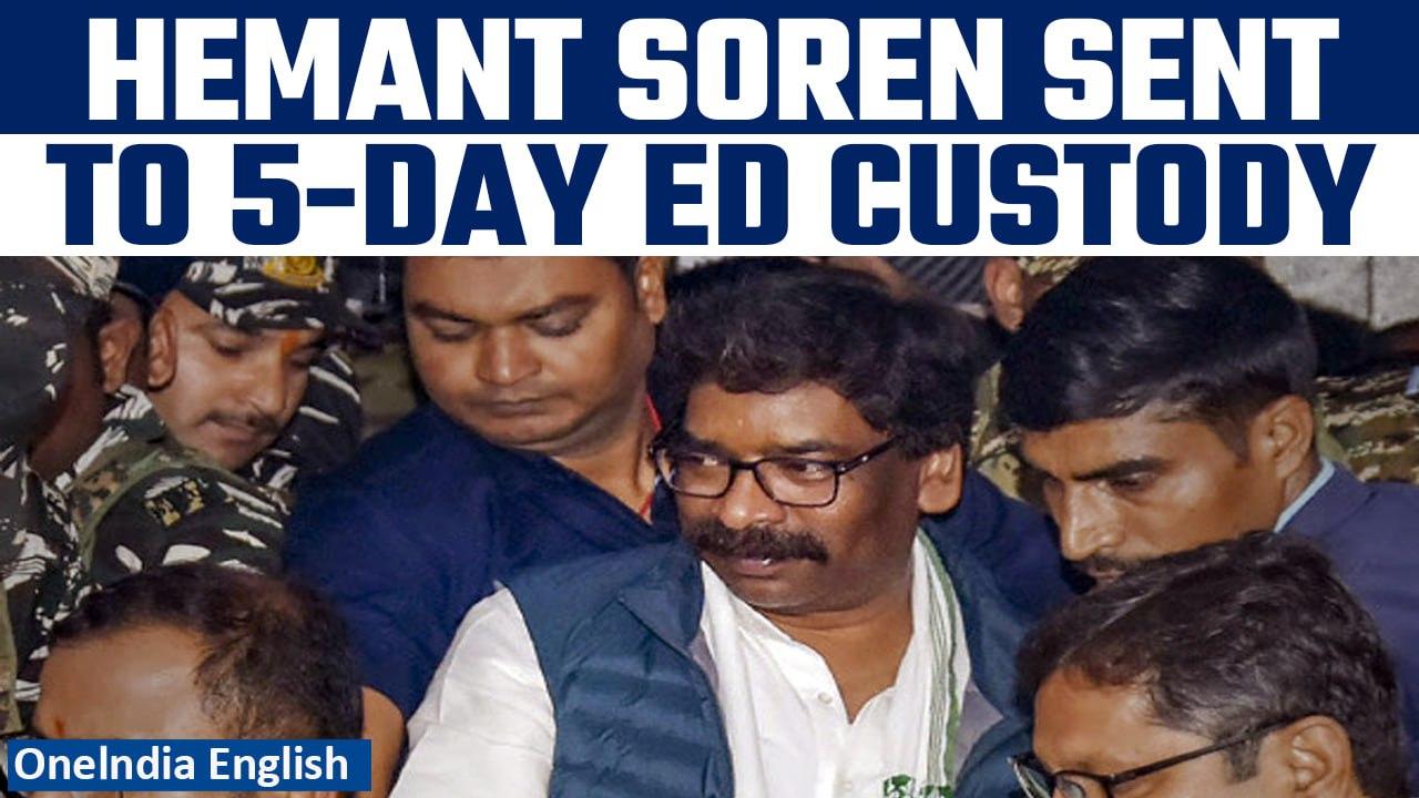 Hemant Soren, former Jharkhand CM, remanded to 5-day Enforcement Directorate custody | Oneindia News