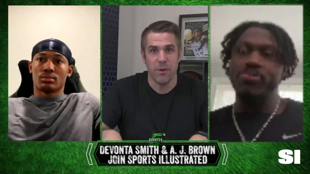 AJ Brown and DeVonta Smith Look Back on a Disappointing End to the Season