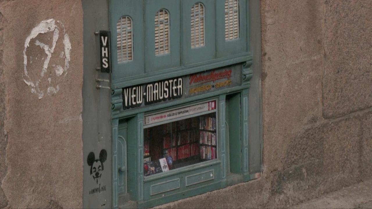 Mouse-Sized Video Rental Store Appears in Streets of Sweden