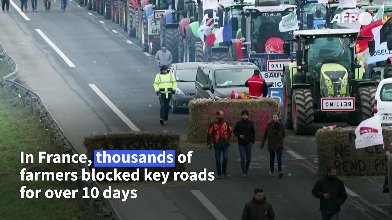 Why are European farmers protesting?