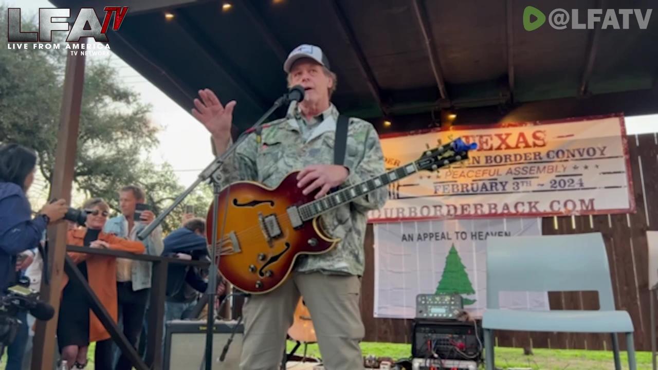 TED NUGENT SUPPORTS THE TRUCKER CONVOY! PART 1