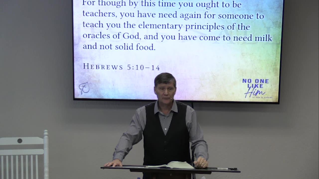 No One Like Him | Hebrews 5:10-14 | Sermon Short