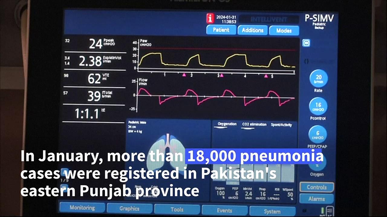 Child pneumonia spikes in Pakistan's smoggy winter