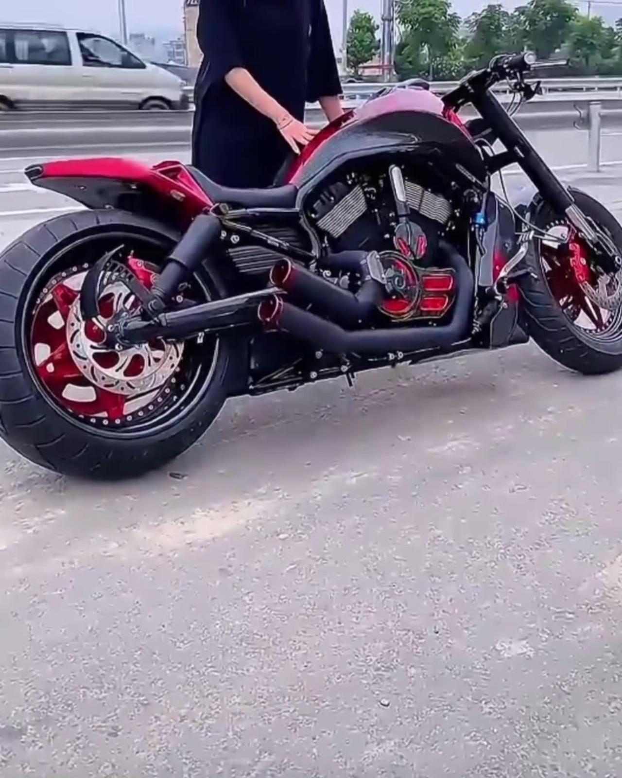 Harley Davidson bike Driving