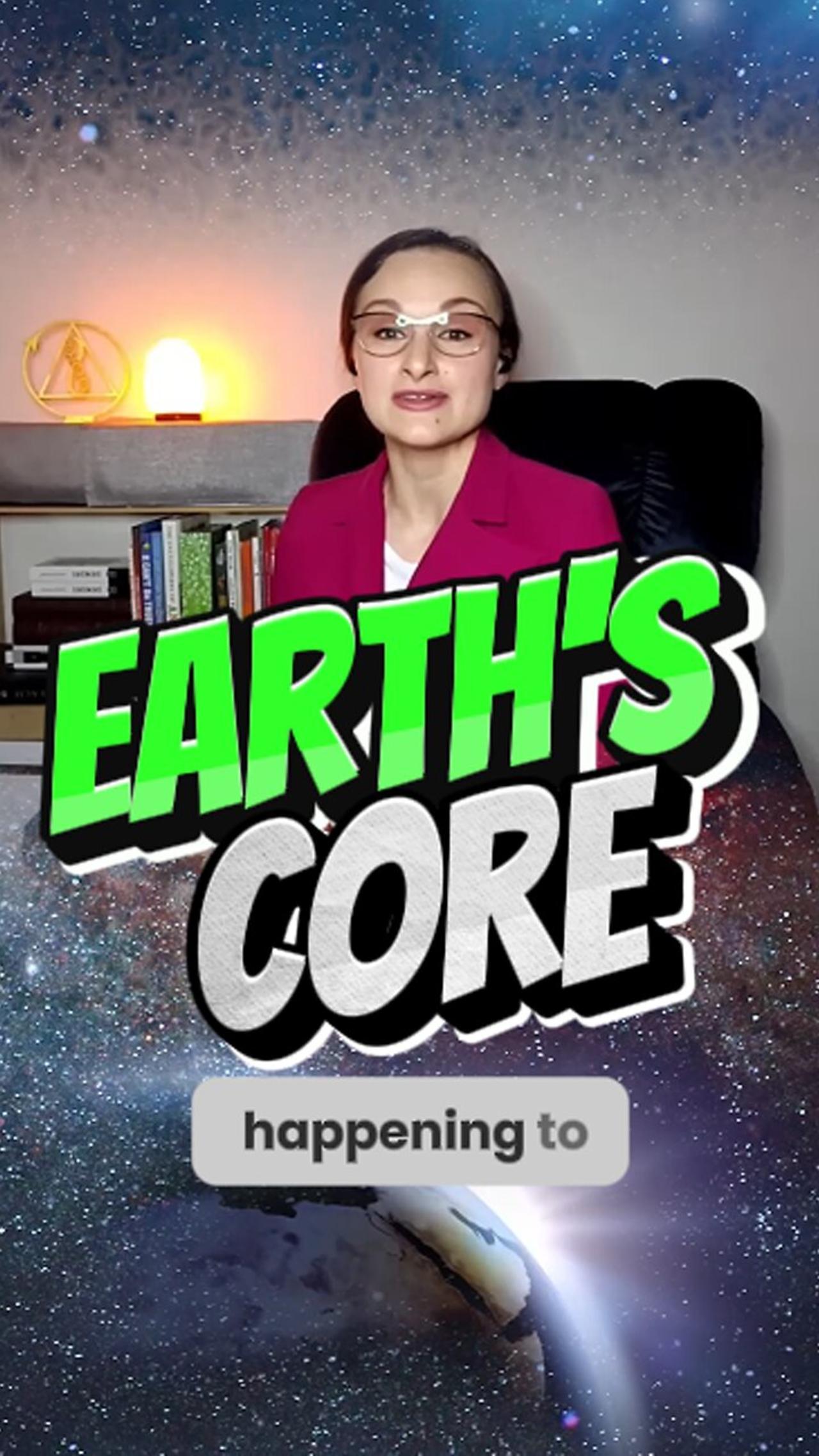 What is happening to the Earth's core, and how does it affect people's health and psyche?
