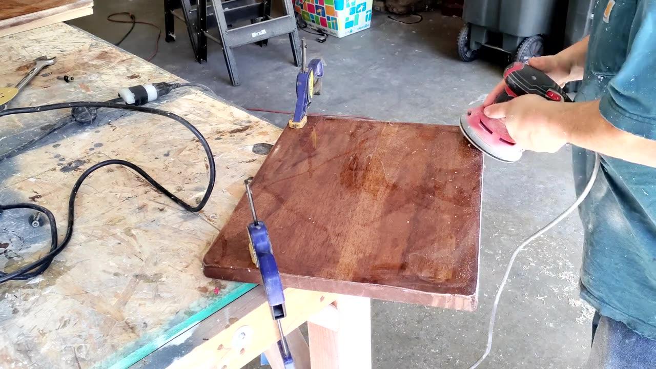 Upcycled Tv Trays By Phatboy! - Pt 5 Finish - One News Page VIDEO