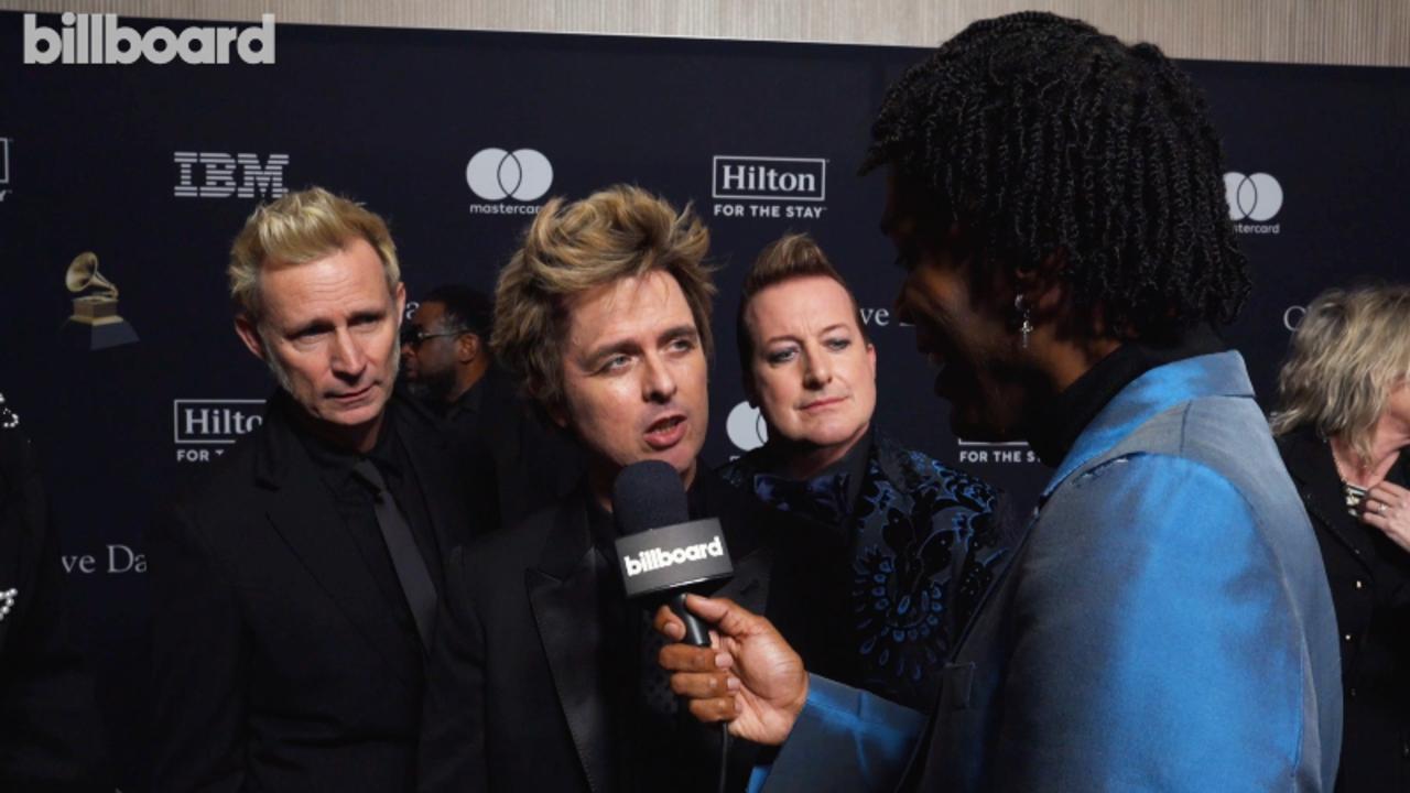 Green Day On “Saviors” Fan Reaction & 30-Year Anniversary of ‘Dookie’ | Clive Davis Pre-Grammy Gala 2024