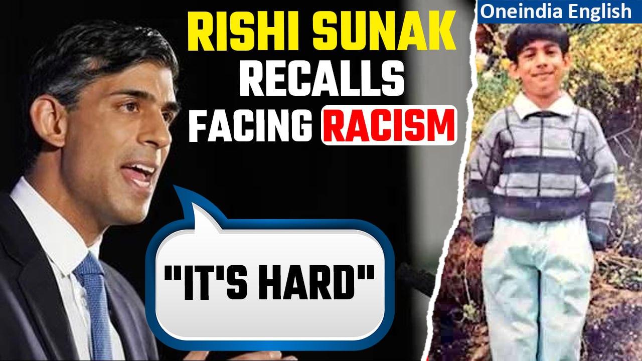 UK PM Rishi Sunak Opens Up About ‘Sting of Racism’ he felt as a Child | Oneindia News
