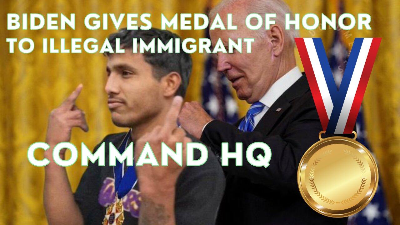 Biden Gives Medal of Honor to Illegal Immigrant