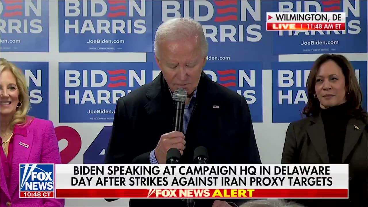 Biden Holds Rally At His Own Campaign HQ (Cue The Ironic And Cringe-Worthy Moments)