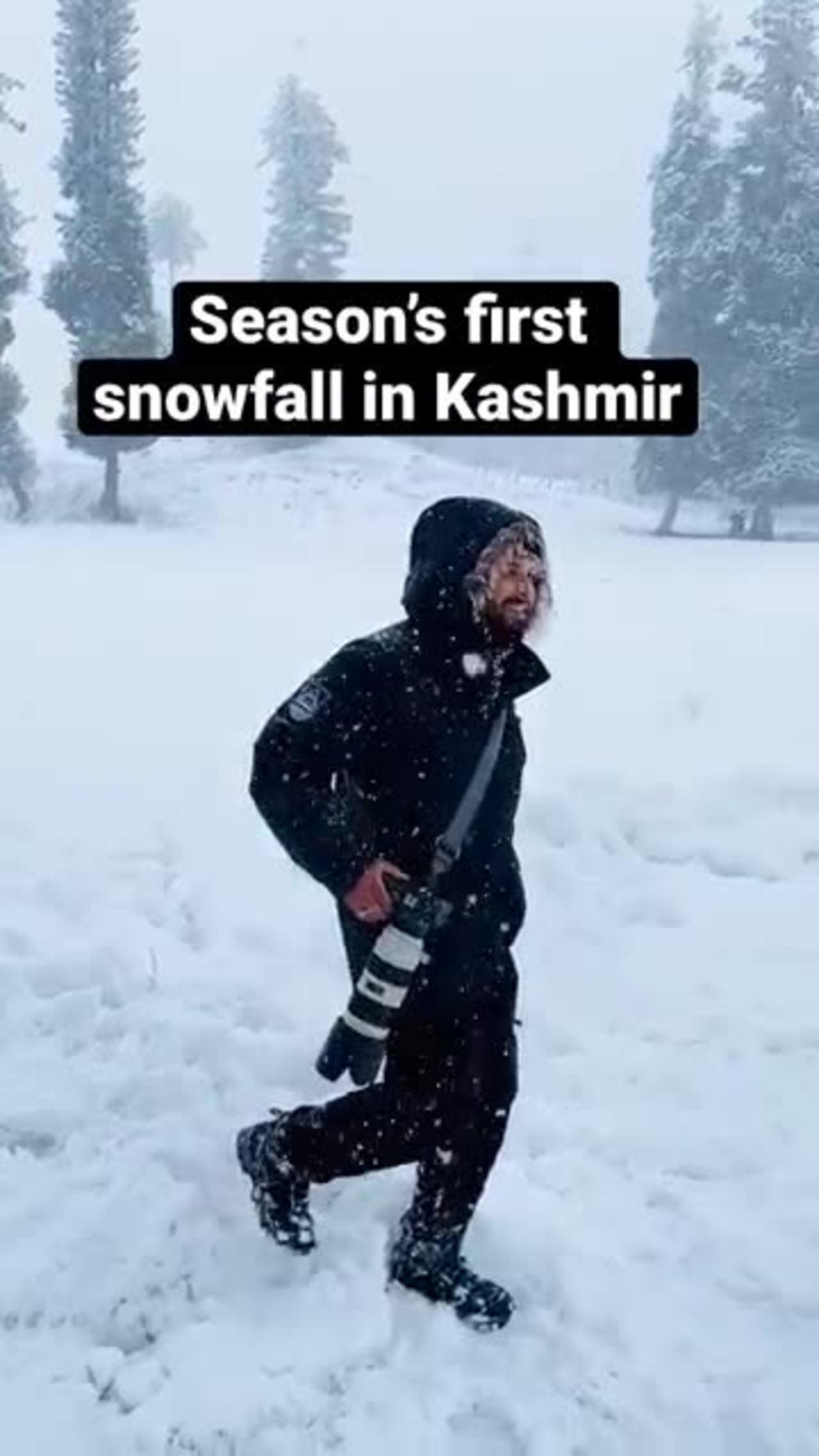 snowfall in my Kashmir