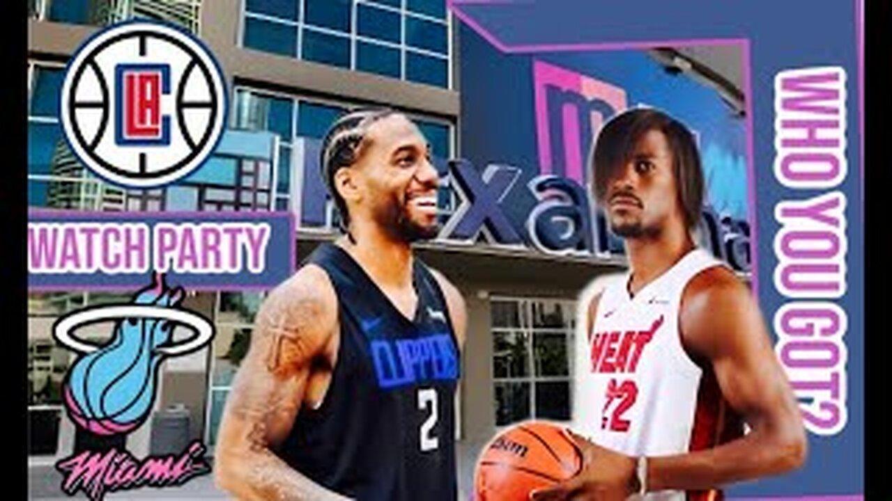 LA Clippers vs Miami Heat | Live Watch Party Stream | NBA 2023 SEASON