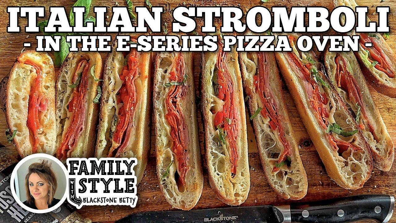 Betty's Italian Stromboli in the New E-Series Pizza Oven