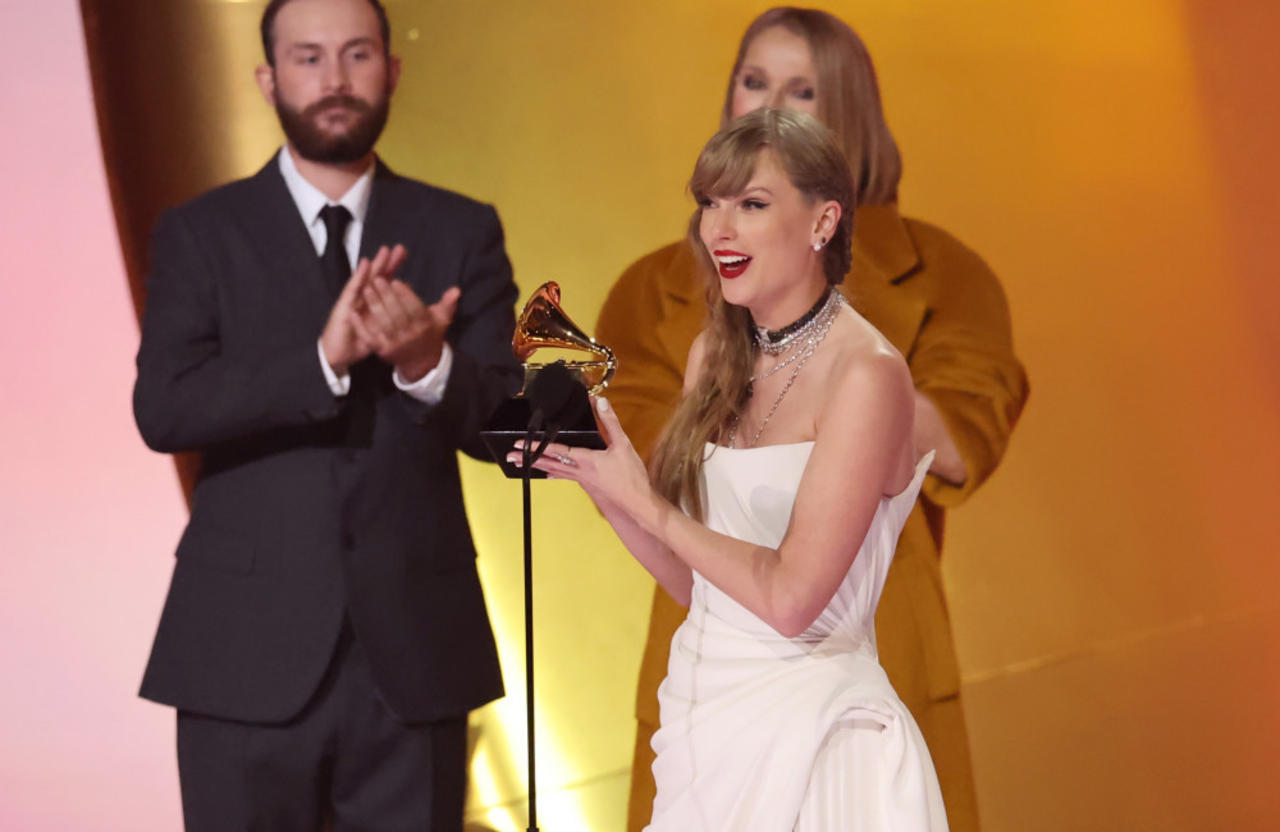 Taylor Swift 'mind-blown' after winning fourth Album of the Year Grammy