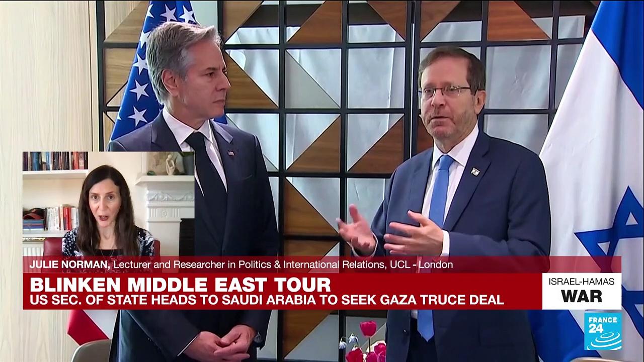 US Secretary of State starts Mideast tour to seek Gaza truce deal