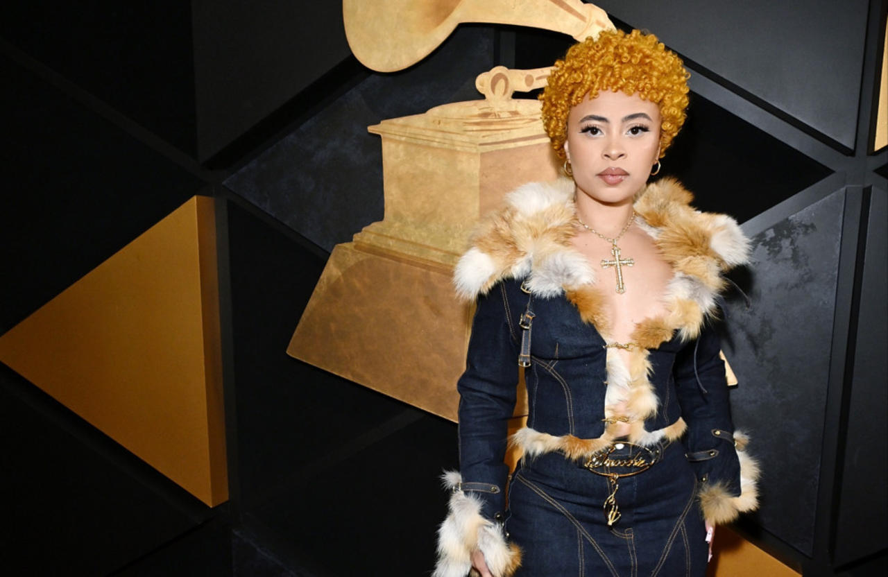Ice Spice channels 'Bronx Mommy' at Grammy Awards