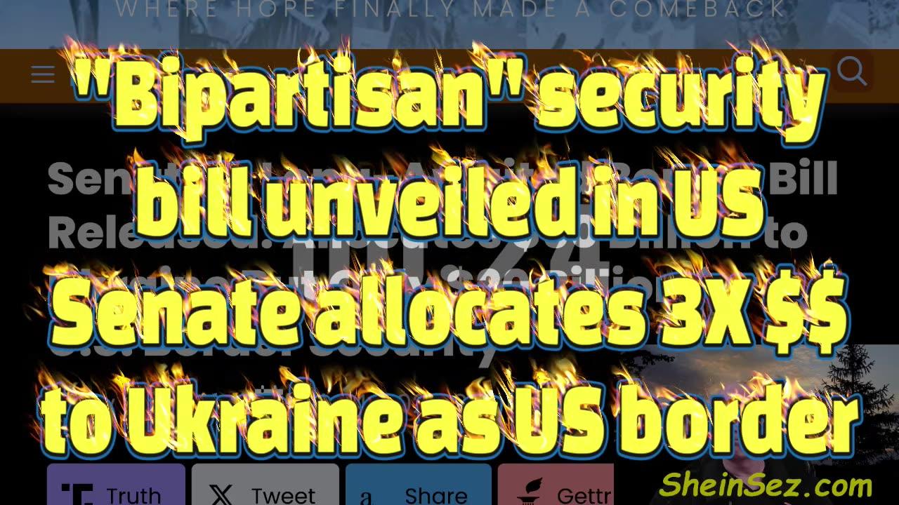 "Bipartisan" security bill unveiled in Senate allocates 3X $$ to Ukraine as US border-#432